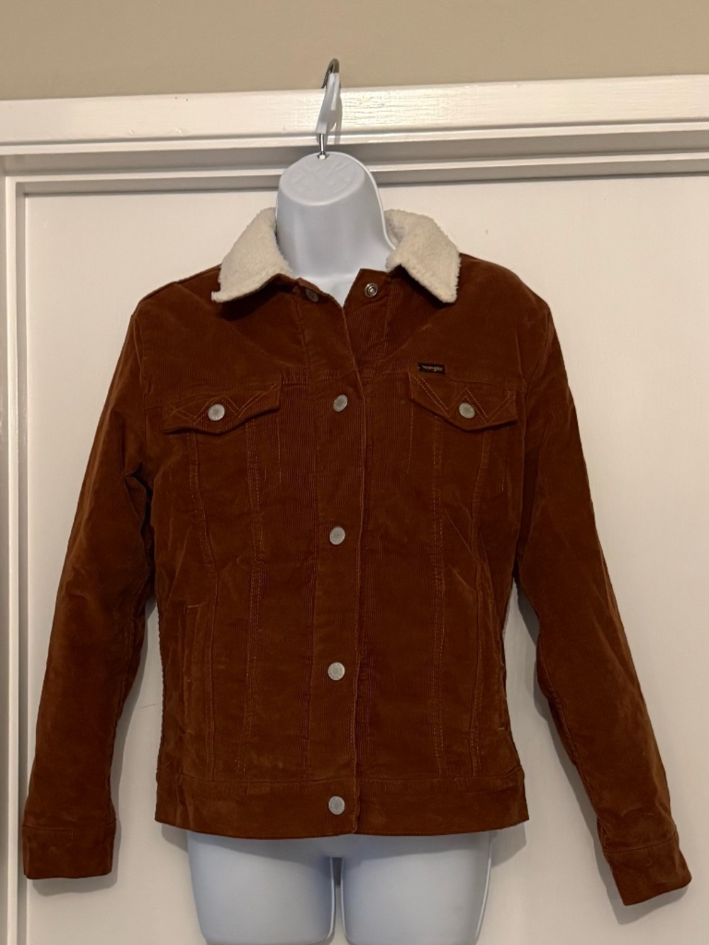 Wrangler Womens Corduroy Sherpa Jacket